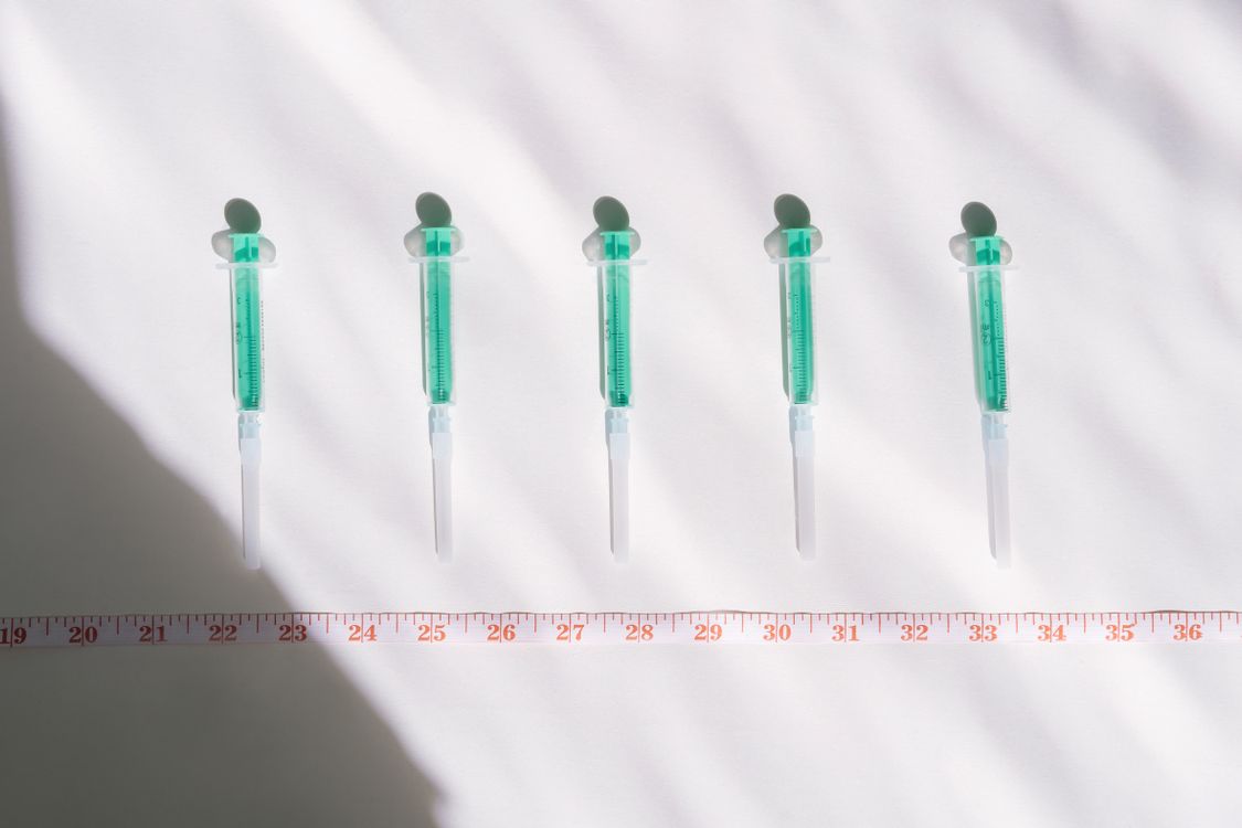 Syringe peptide dosage measurement